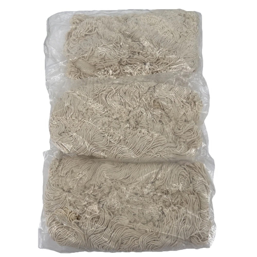 Lot Of 3 Vintage Cotton Dust Mop Heads AMCO-303 9x6 And Another‎ Sanfordized 9x4